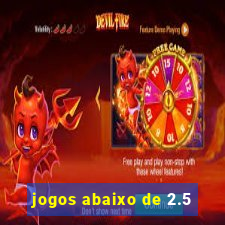 jogos abaixo de 2.5